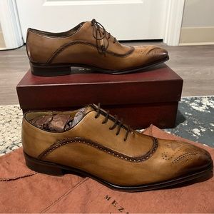 Mezlen tan size 12 M, men’s dress shoe